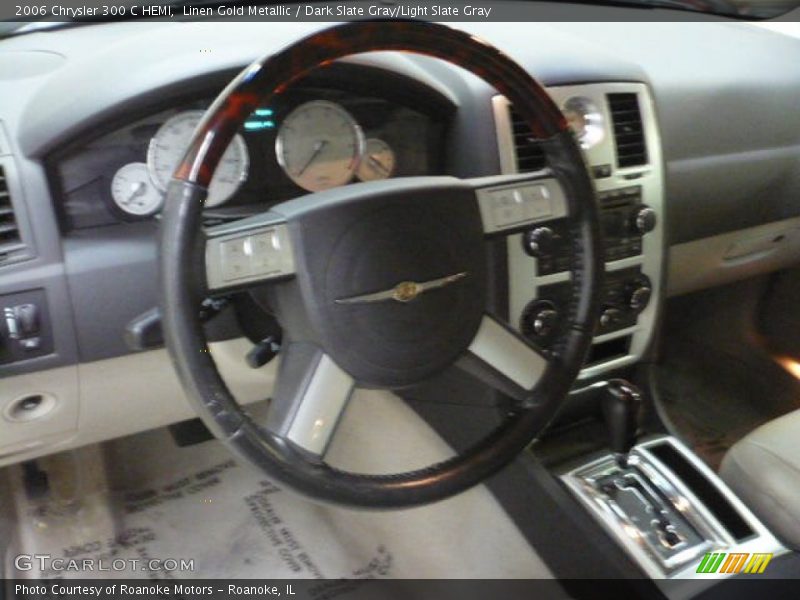 Linen Gold Metallic / Dark Slate Gray/Light Slate Gray 2006 Chrysler 300 C HEMI