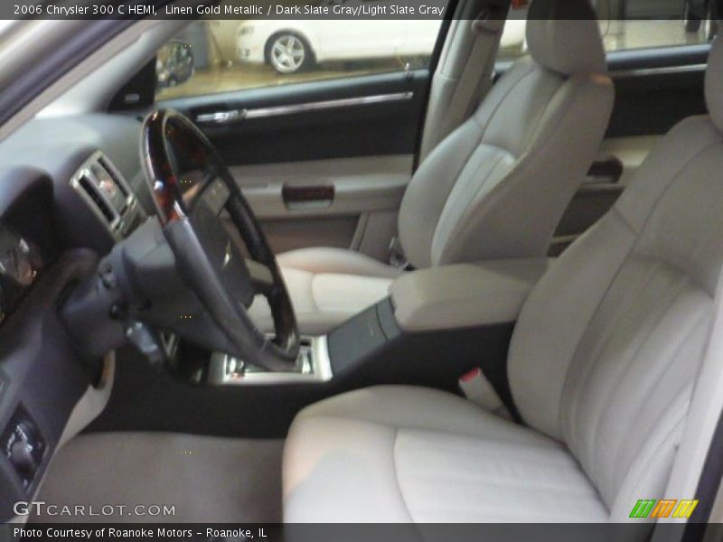 Linen Gold Metallic / Dark Slate Gray/Light Slate Gray 2006 Chrysler 300 C HEMI