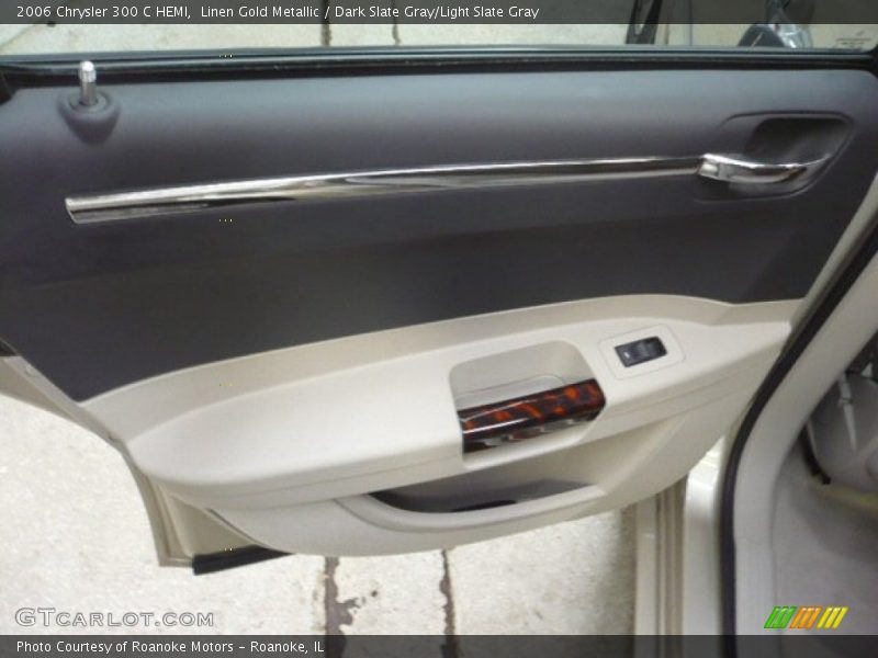 Linen Gold Metallic / Dark Slate Gray/Light Slate Gray 2006 Chrysler 300 C HEMI