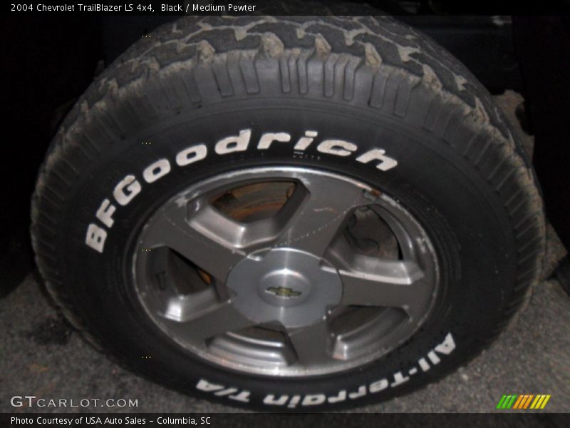 Black / Medium Pewter 2004 Chevrolet TrailBlazer LS 4x4