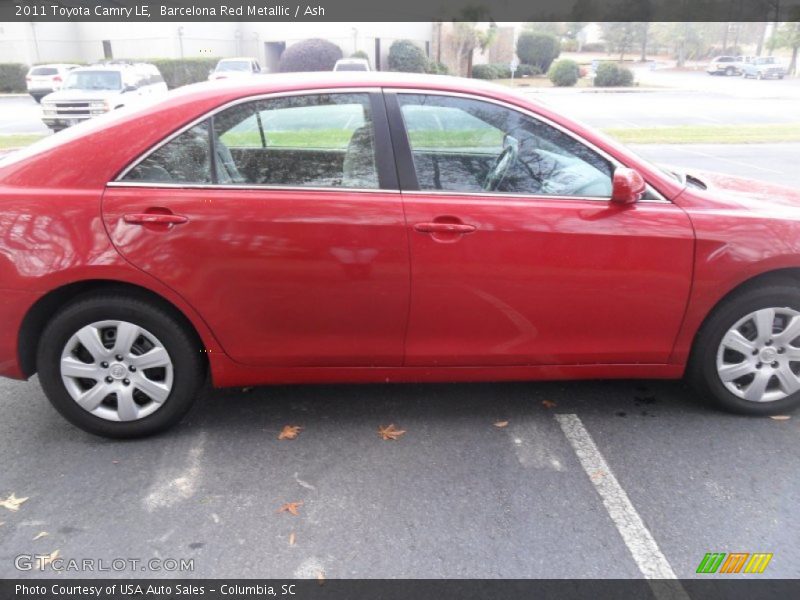 Barcelona Red Metallic / Ash 2011 Toyota Camry LE