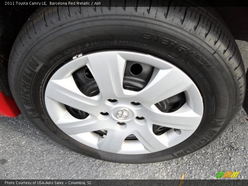 Barcelona Red Metallic / Ash 2011 Toyota Camry LE