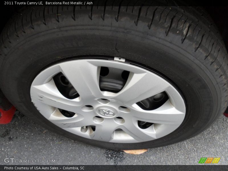 Barcelona Red Metallic / Ash 2011 Toyota Camry LE