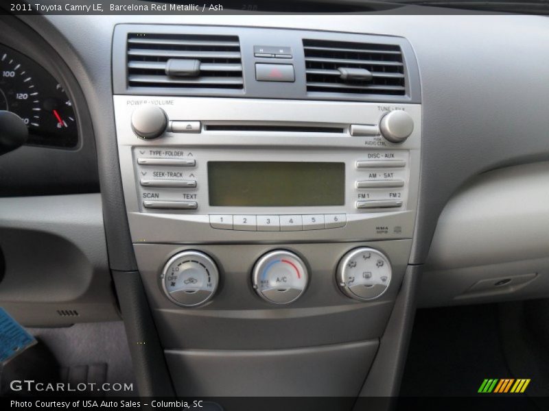 Barcelona Red Metallic / Ash 2011 Toyota Camry LE