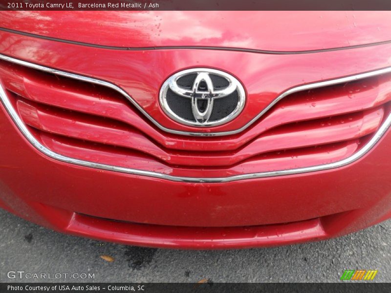 Barcelona Red Metallic / Ash 2011 Toyota Camry LE