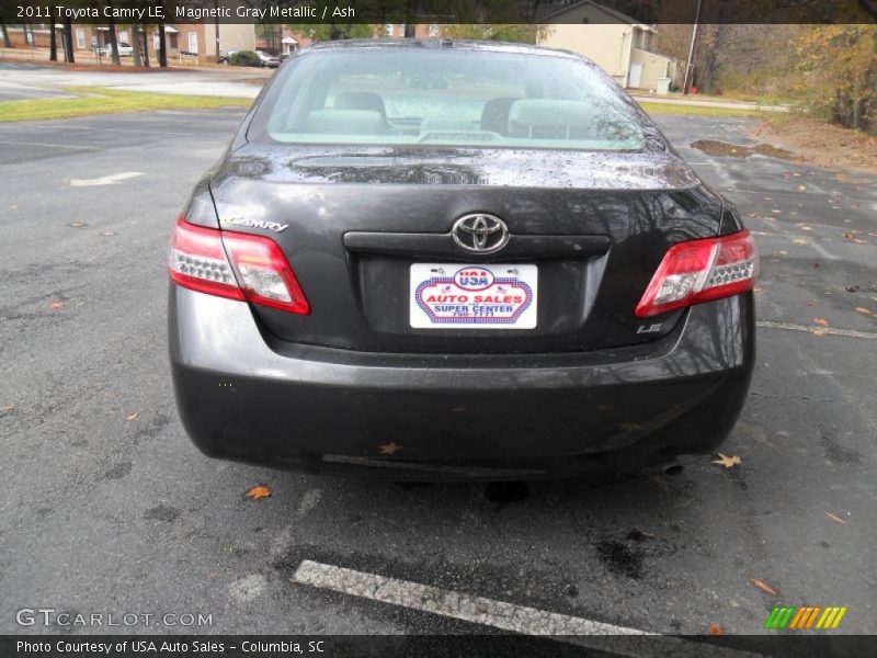 Magnetic Gray Metallic / Ash 2011 Toyota Camry LE