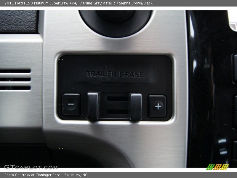 Sterling Grey Metallic / Sienna Brown/Black 2011 Ford F150 Platinum SuperCrew 4x4
