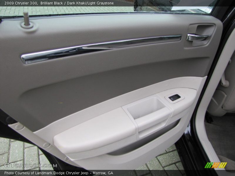 Brilliant Black / Dark Khaki/Light Graystone 2009 Chrysler 300
