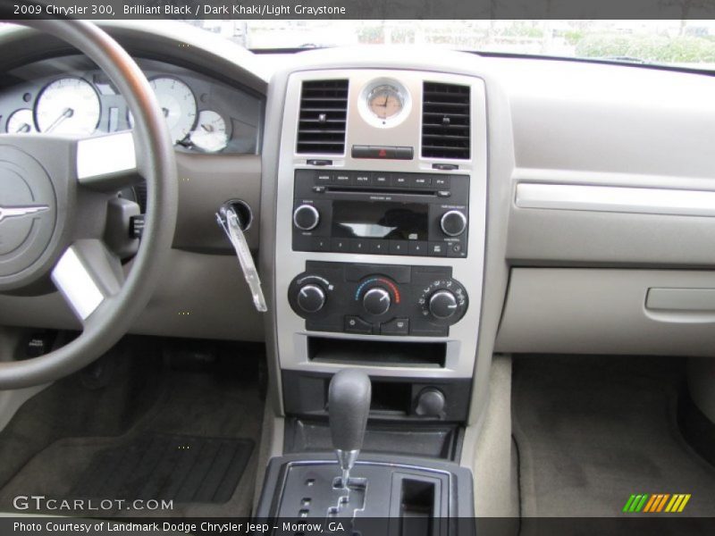 Brilliant Black / Dark Khaki/Light Graystone 2009 Chrysler 300