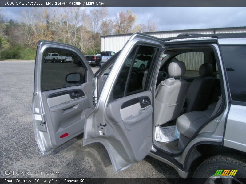 Liquid Silver Metallic / Light Gray 2006 GMC Envoy SLE