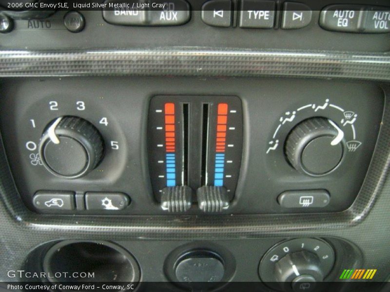 Liquid Silver Metallic / Light Gray 2006 GMC Envoy SLE