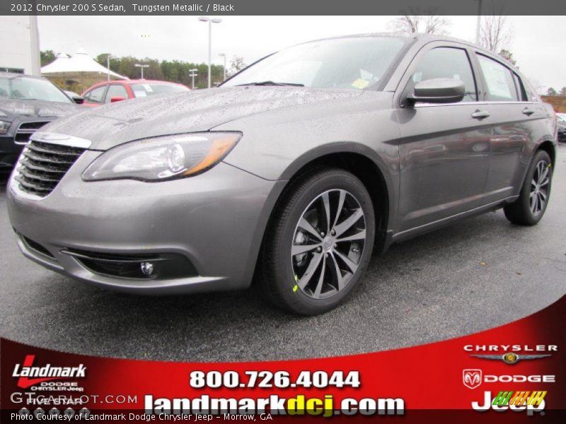 Tungsten Metallic / Black 2012 Chrysler 200 S Sedan