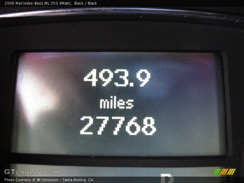 Black / Black 2006 Mercedes-Benz ML 350 4Matic