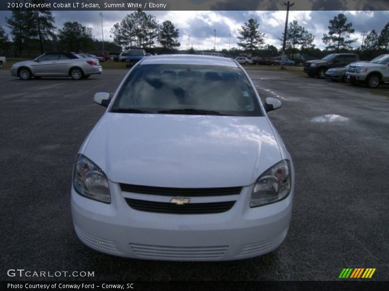 Summit White / Ebony 2010 Chevrolet Cobalt LT Sedan
