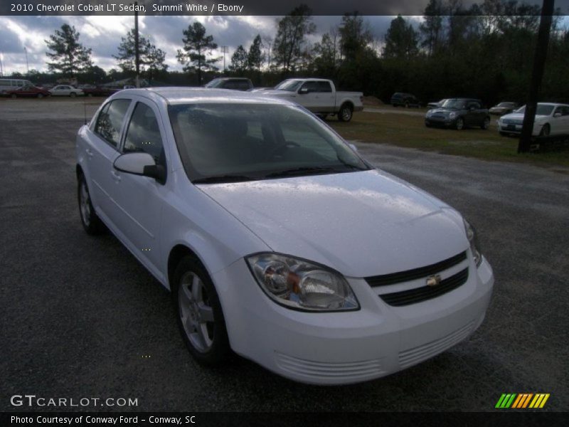 Summit White / Ebony 2010 Chevrolet Cobalt LT Sedan