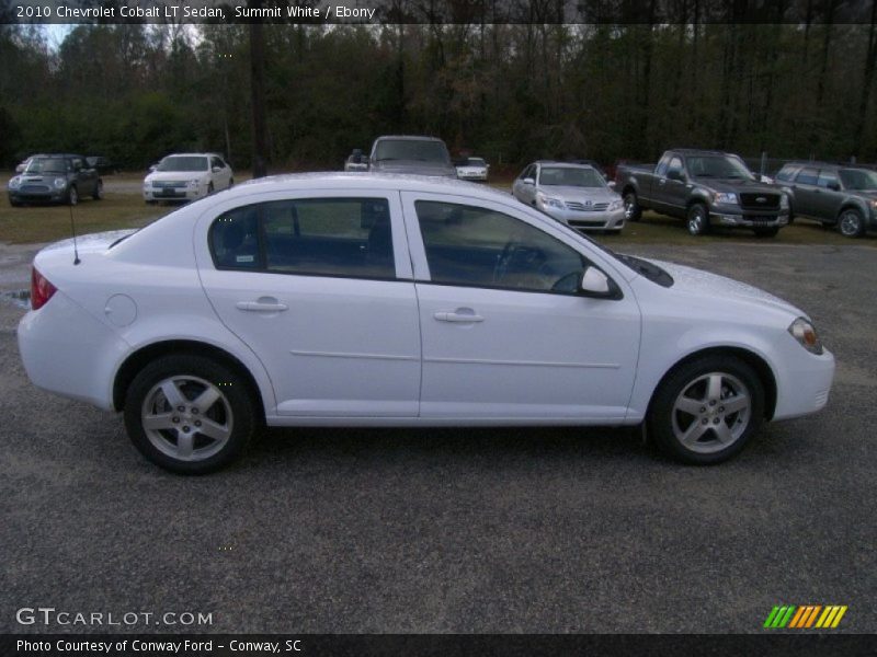 Summit White / Ebony 2010 Chevrolet Cobalt LT Sedan