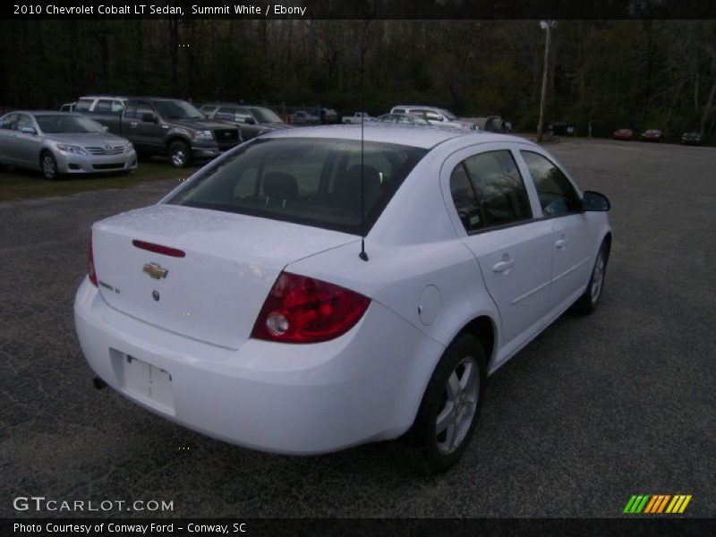 Summit White / Ebony 2010 Chevrolet Cobalt LT Sedan