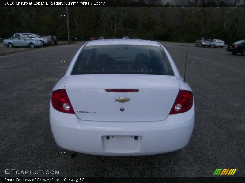Summit White / Ebony 2010 Chevrolet Cobalt LT Sedan