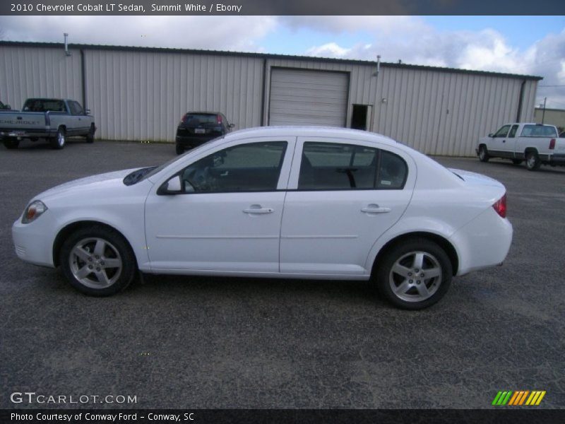 Summit White / Ebony 2010 Chevrolet Cobalt LT Sedan