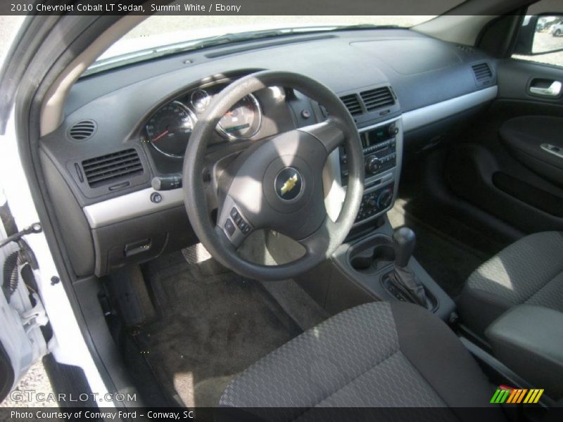Summit White / Ebony 2010 Chevrolet Cobalt LT Sedan