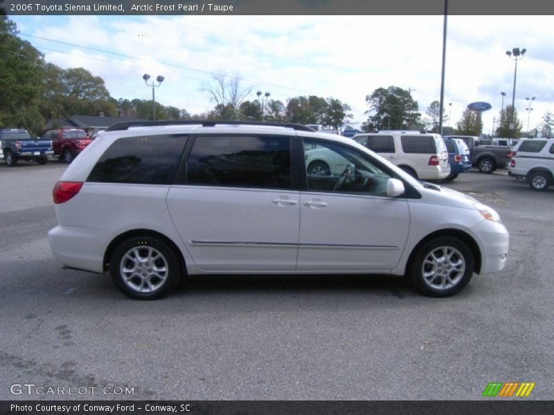 Arctic Frost Pearl / Taupe 2006 Toyota Sienna Limited