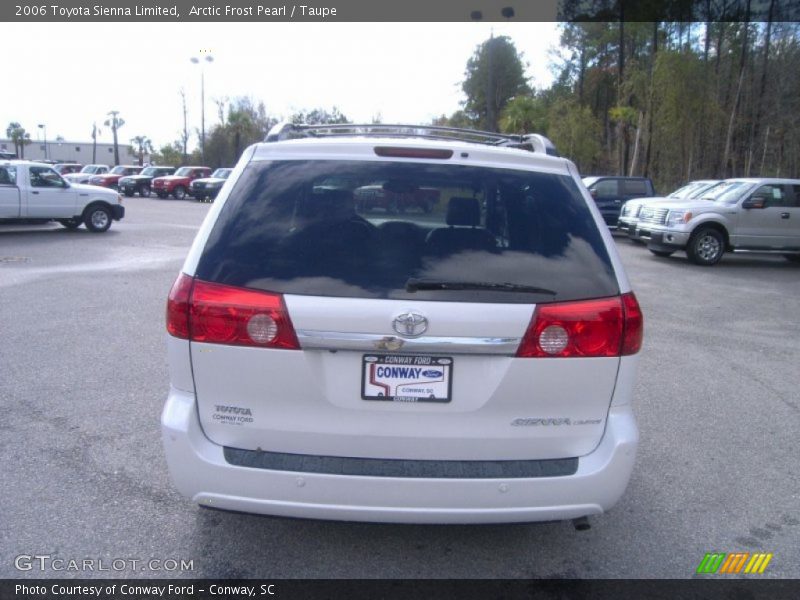Arctic Frost Pearl / Taupe 2006 Toyota Sienna Limited