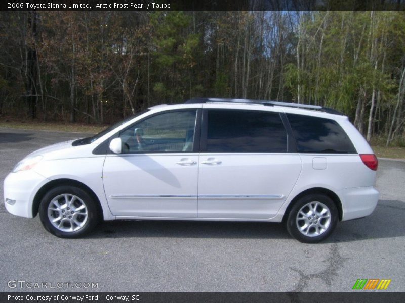 Arctic Frost Pearl / Taupe 2006 Toyota Sienna Limited
