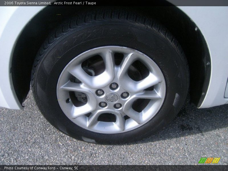 Arctic Frost Pearl / Taupe 2006 Toyota Sienna Limited