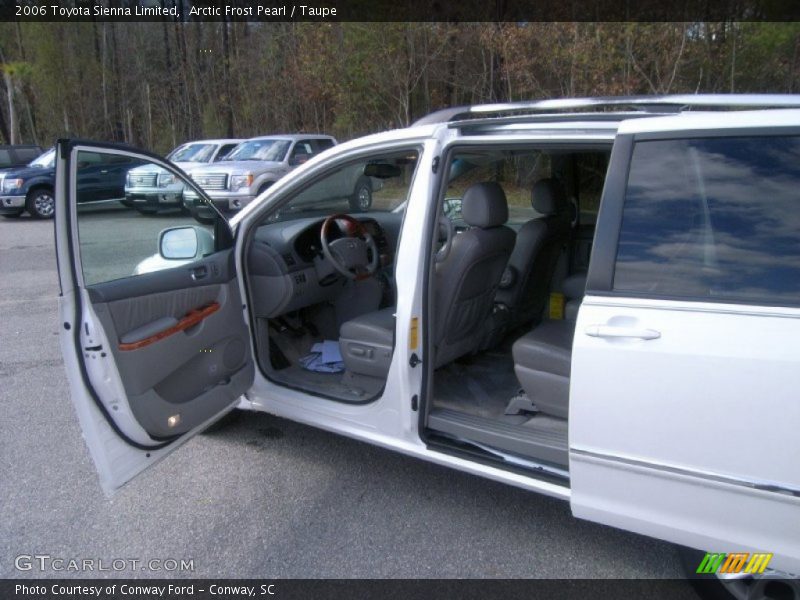 Arctic Frost Pearl / Taupe 2006 Toyota Sienna Limited