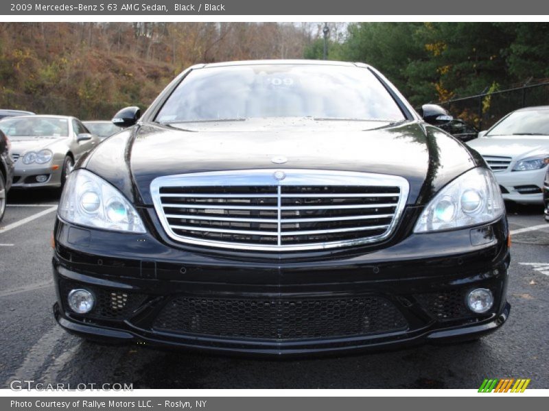 Black / Black 2009 Mercedes-Benz S 63 AMG Sedan