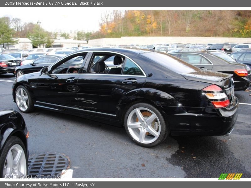 Black / Black 2009 Mercedes-Benz S 63 AMG Sedan