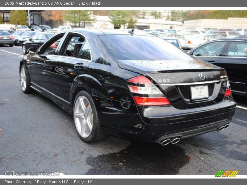 Black / Black 2009 Mercedes-Benz S 63 AMG Sedan