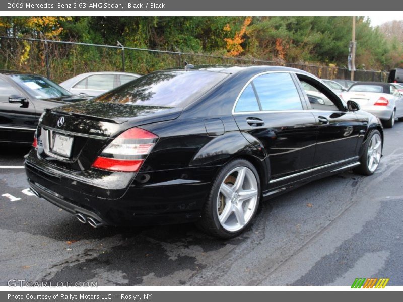 Black / Black 2009 Mercedes-Benz S 63 AMG Sedan