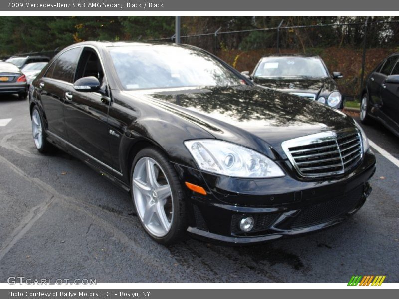 Black / Black 2009 Mercedes-Benz S 63 AMG Sedan