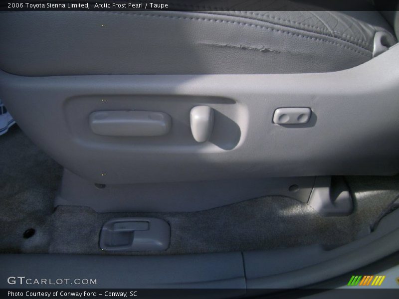 Arctic Frost Pearl / Taupe 2006 Toyota Sienna Limited
