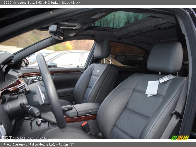 Black / Black 2009 Mercedes-Benz S 63 AMG Sedan
