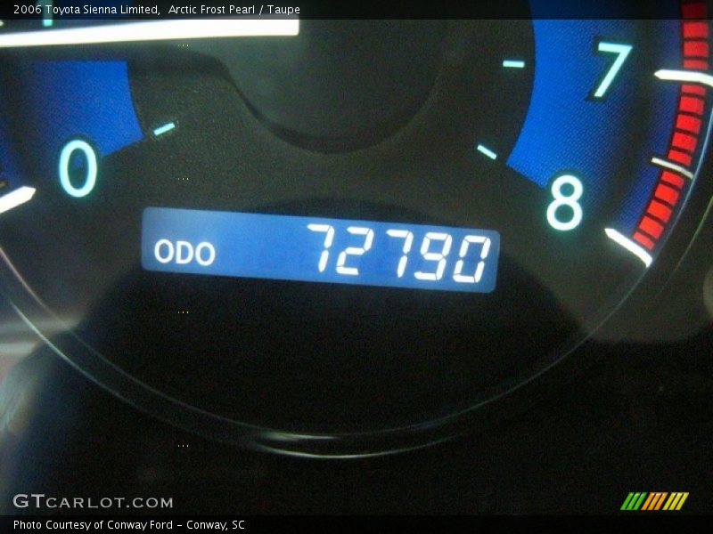 Arctic Frost Pearl / Taupe 2006 Toyota Sienna Limited