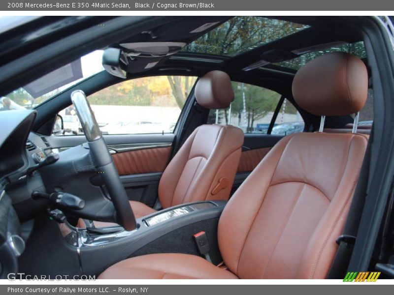  2008 E 350 4Matic Sedan Cognac Brown/Black Interior