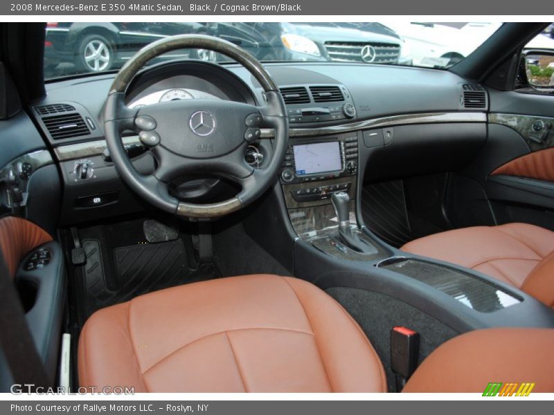 Cognac Brown/Black Interior - 2008 E 350 4Matic Sedan 