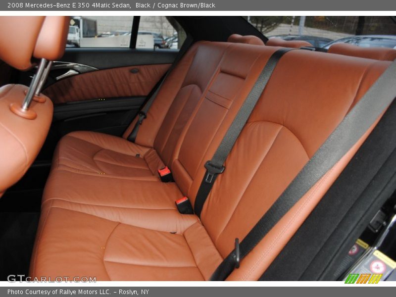  2008 E 350 4Matic Sedan Cognac Brown/Black Interior
