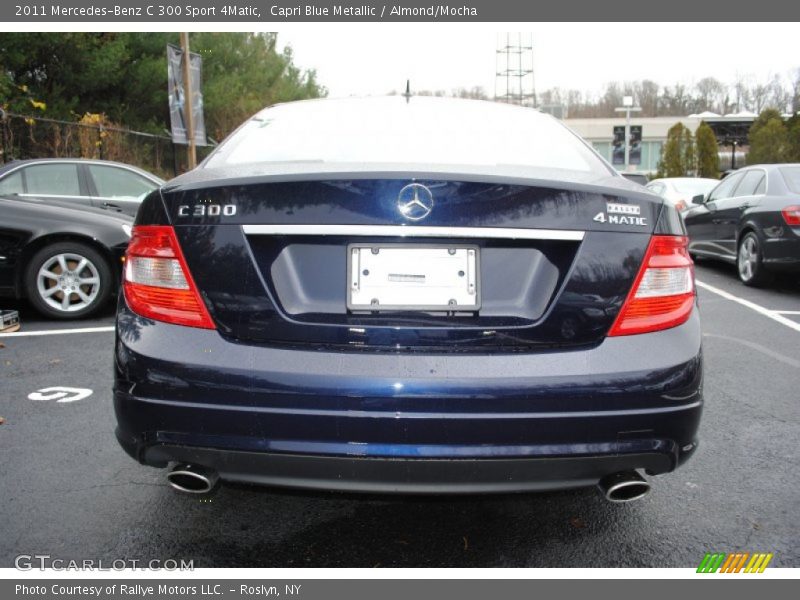 Capri Blue Metallic / Almond/Mocha 2011 Mercedes-Benz C 300 Sport 4Matic