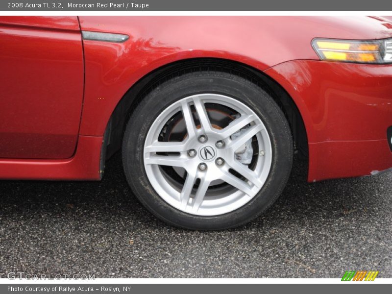 Moroccan Red Pearl / Taupe 2008 Acura TL 3.2