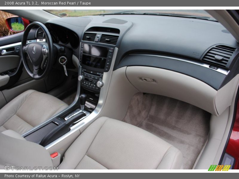 Moroccan Red Pearl / Taupe 2008 Acura TL 3.2