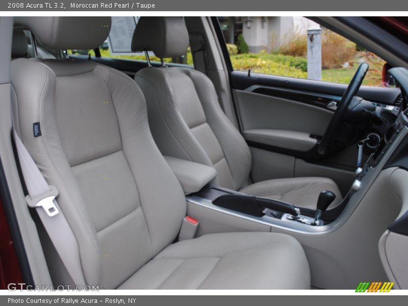 Moroccan Red Pearl / Taupe 2008 Acura TL 3.2