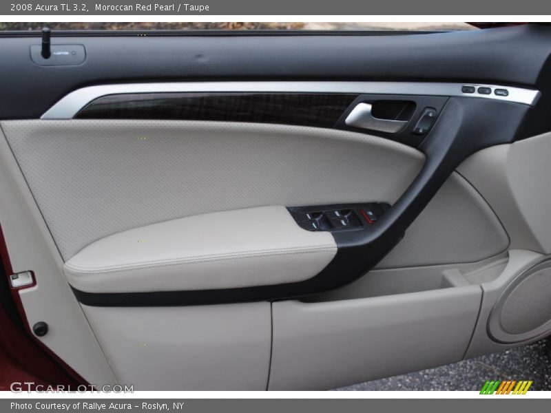 Moroccan Red Pearl / Taupe 2008 Acura TL 3.2