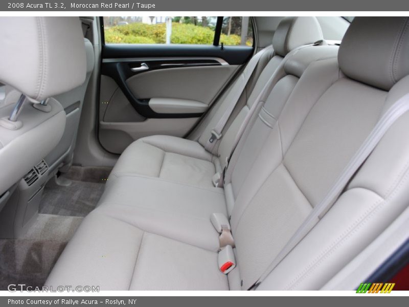 Moroccan Red Pearl / Taupe 2008 Acura TL 3.2