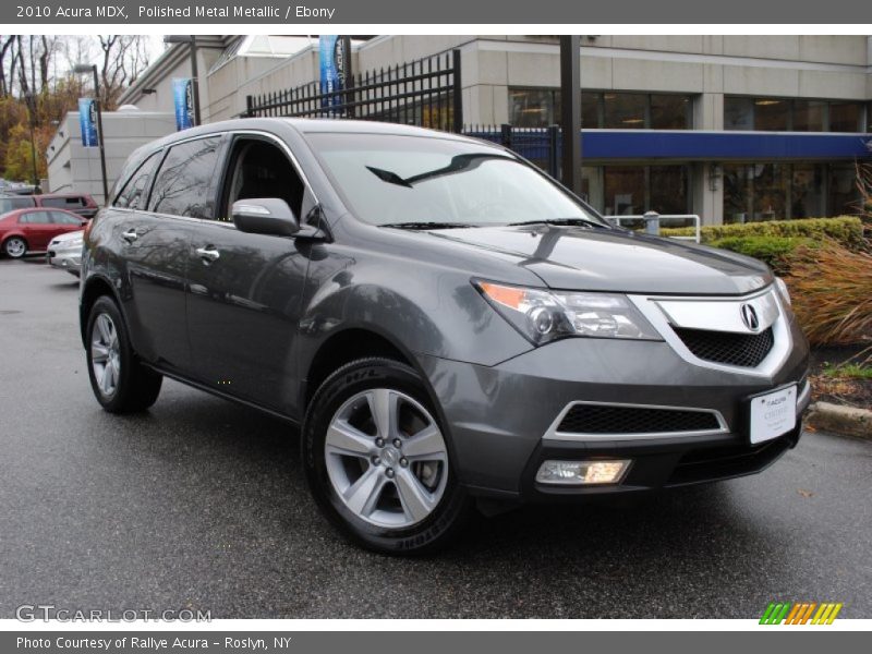Polished Metal Metallic / Ebony 2010 Acura MDX