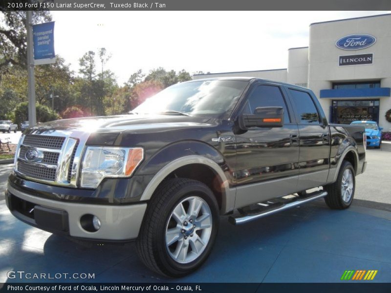 Tuxedo Black / Tan 2010 Ford F150 Lariat SuperCrew