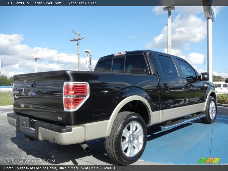 Tuxedo Black / Tan 2010 Ford F150 Lariat SuperCrew