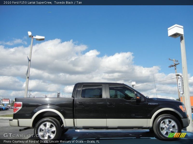 Tuxedo Black / Tan 2010 Ford F150 Lariat SuperCrew